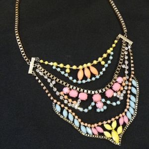 Layered statement necklace